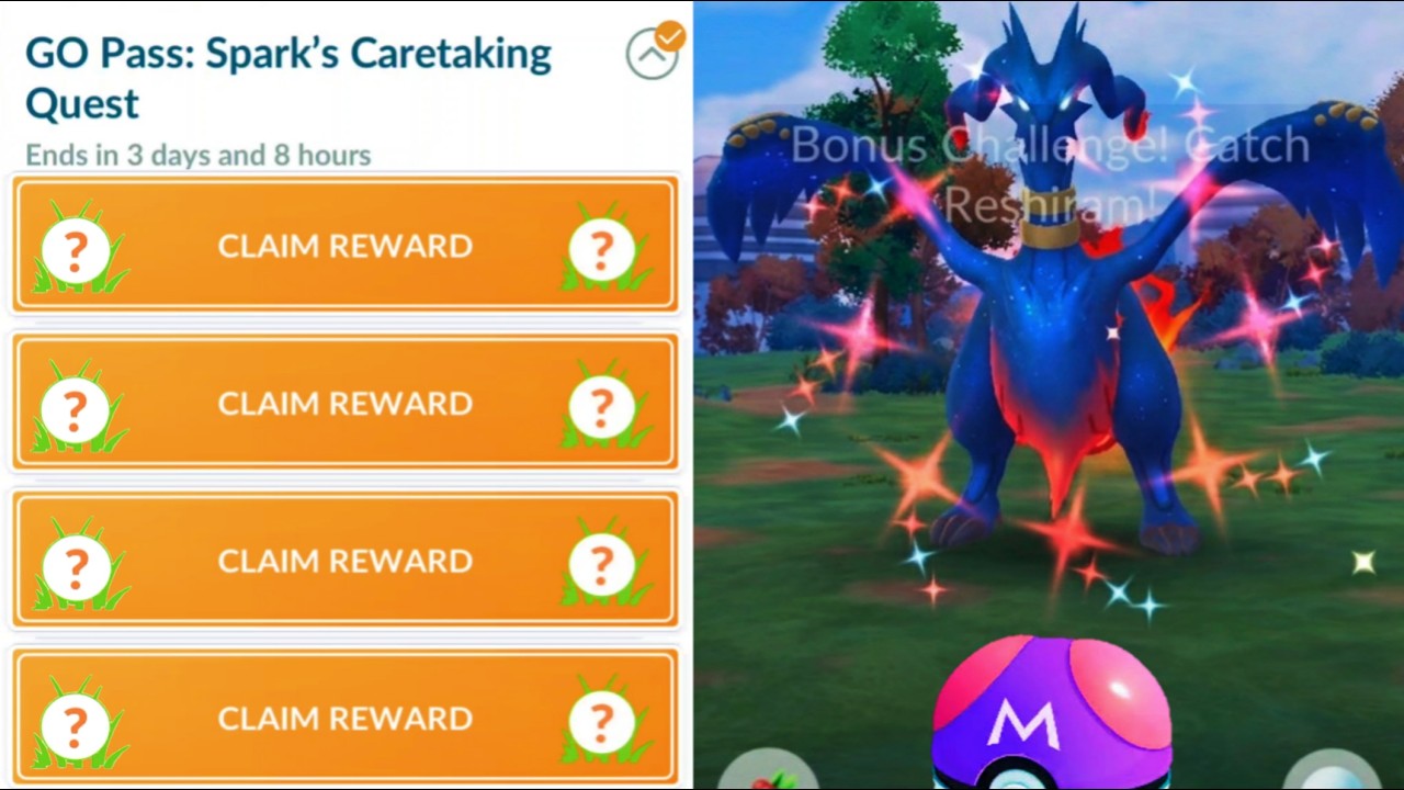 Заберите награды за квест &laquo;Забота Спарка&raquo; по билету Go Pass || PokemonGo