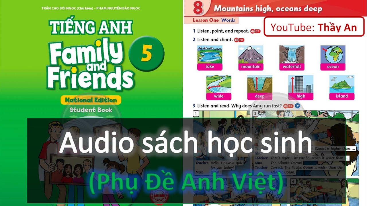 UNIT 8. MOUNTAINS HIGH, OCEANS DEEP | Audio Sách Học Sinh Tiếng Anh 5 Family and Friends