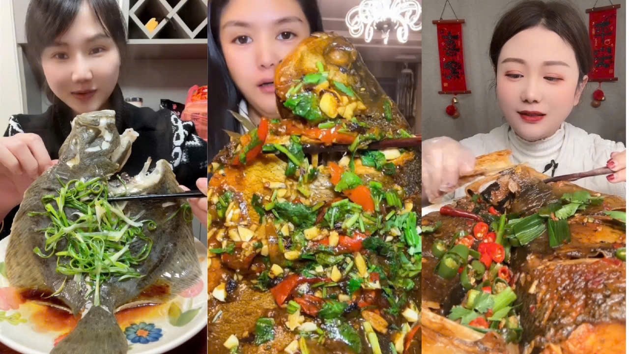 Eat Braised Fish, Challenge Eat Various Types of Braised Fish, Braised Fish Spicy #18