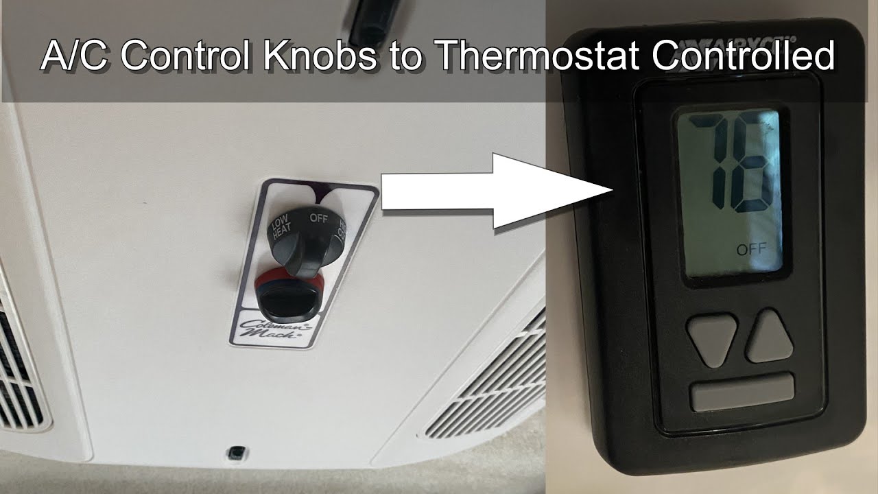 A/C Control Knobs to Thermostat Controlled