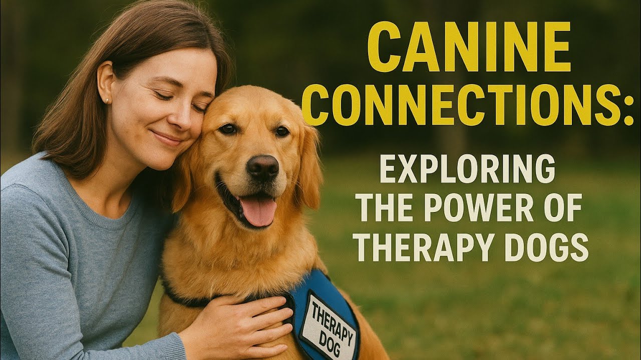 Canine Connections: Exploring the Power of Therapy Dogs