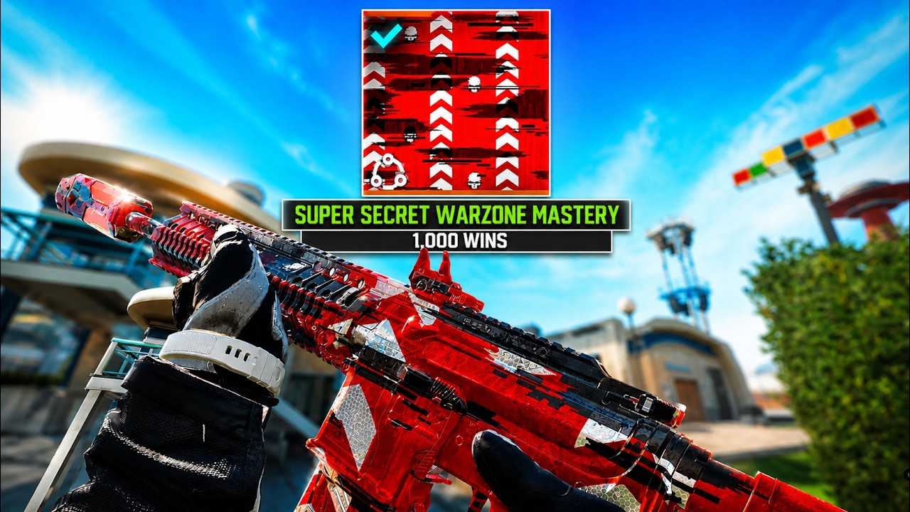 Unlocking A Secret CLASSIFIED CAMO In Warzone *Animated*