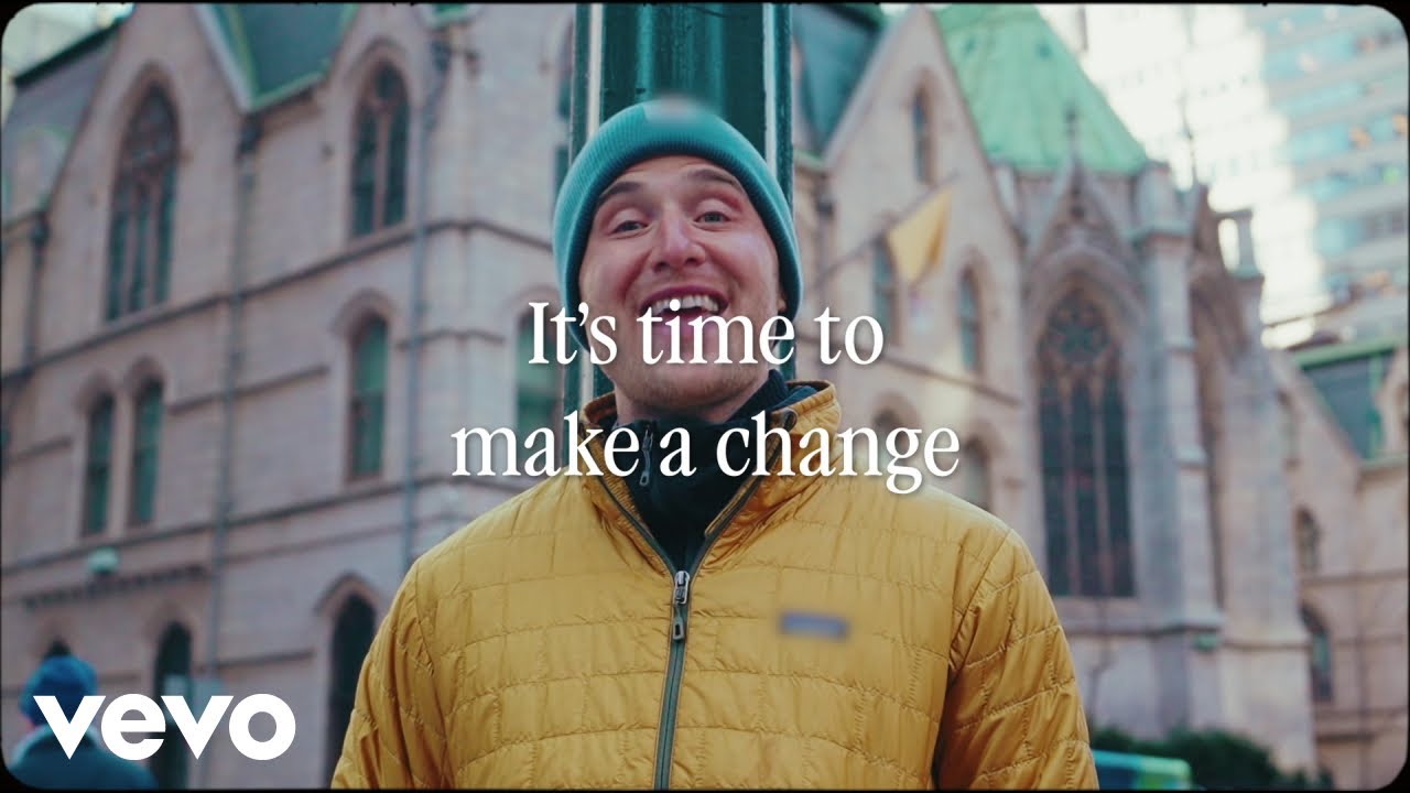 Mike Posner - Time To Make A Change (Lyric Video) ft. MonoNeon