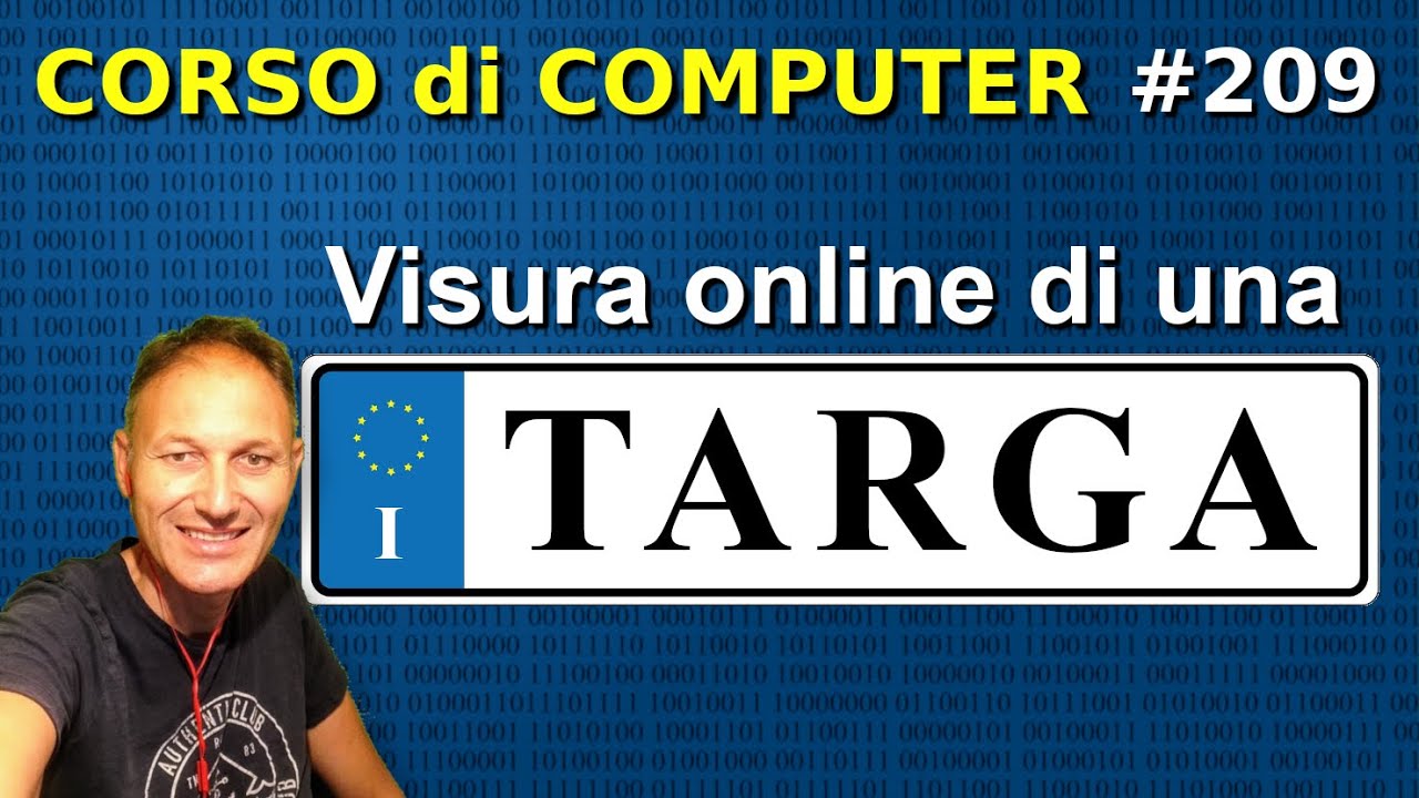 209 Come fare la VISURA di una TARGA ONLINE | Daniele Castelletti | Associazione Maggiolina