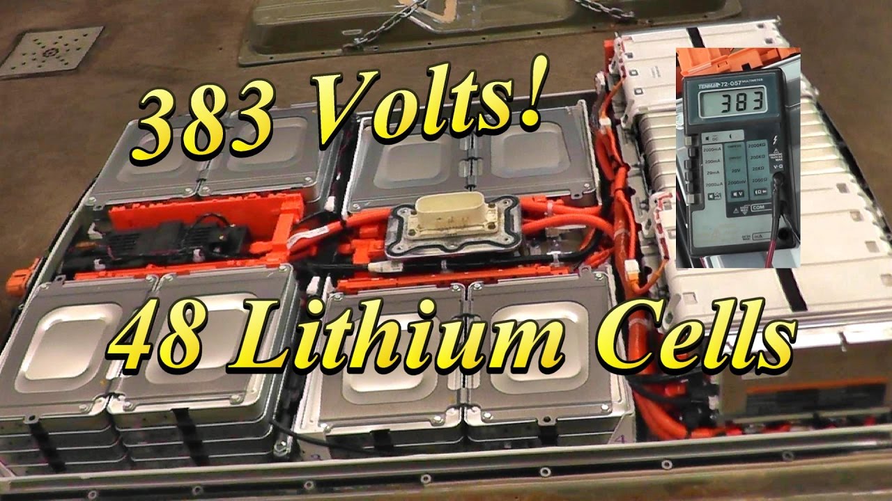 Disassembling a 2012 Nissan Leaf Battery Pack