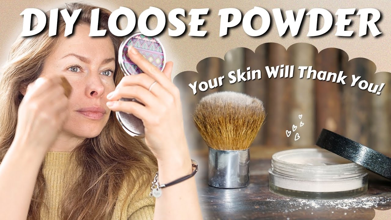 You'll Never Buy Store-Bought Powder Again! Easy DIY Mineral Loose Powder Recipe!