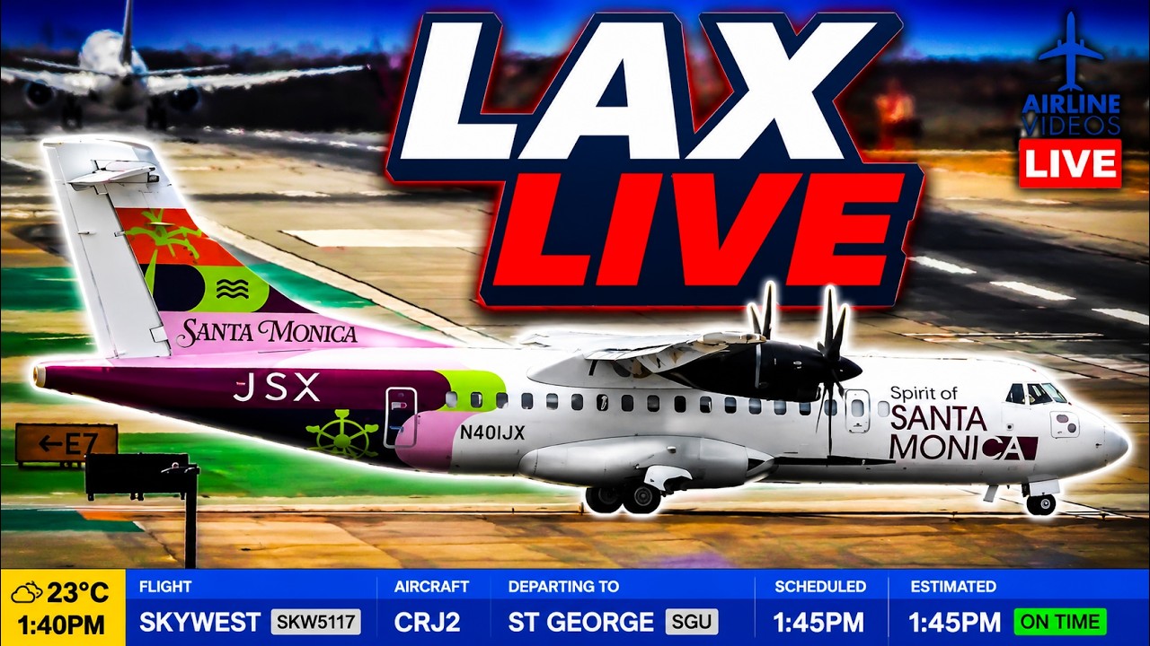 🔴LIVE LOS ANGELES (LAX) AIRPORT ACTION! (April 16th, 2026)