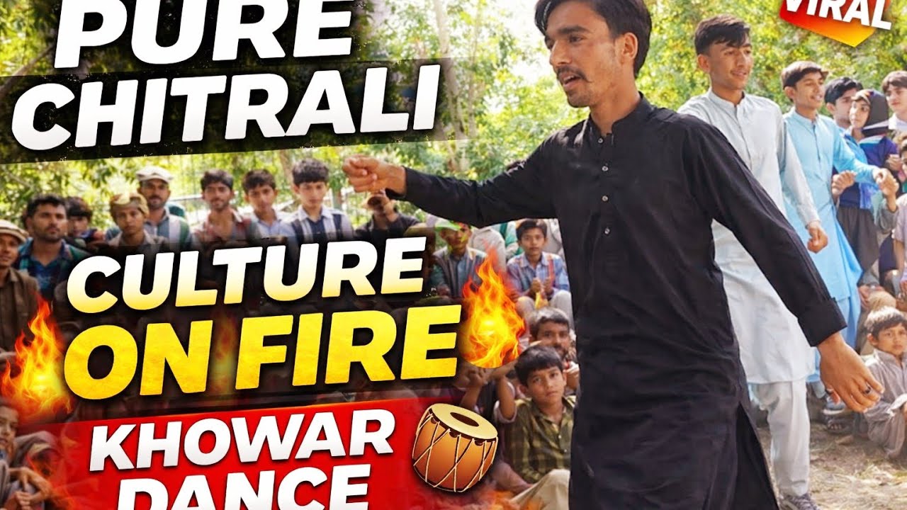 Dhol Dance Enjoy 🔥 | Chitrali Culture | Junaid, Sher Nawab & Wajid | Khowar Dance Performance