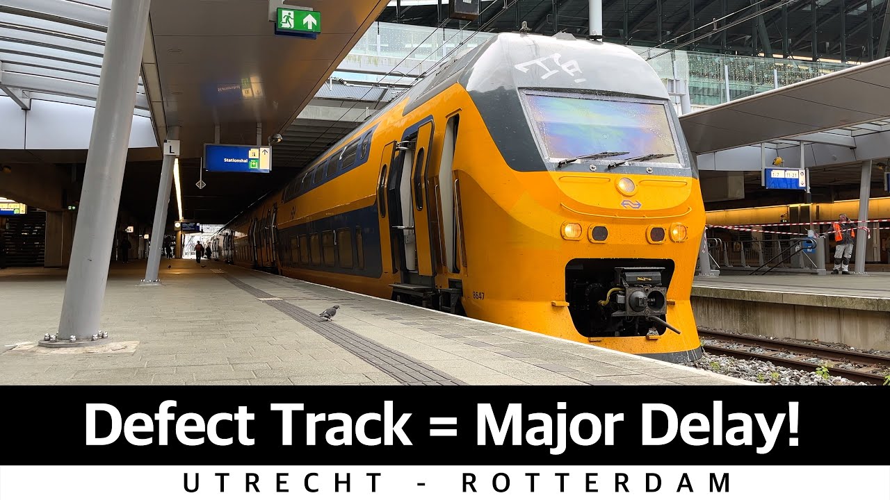 🇳🇱 This Is How Trains Get Delayed: Defect Track! CABVIEW Utrecht - Schiphol - Rotterdam 2025