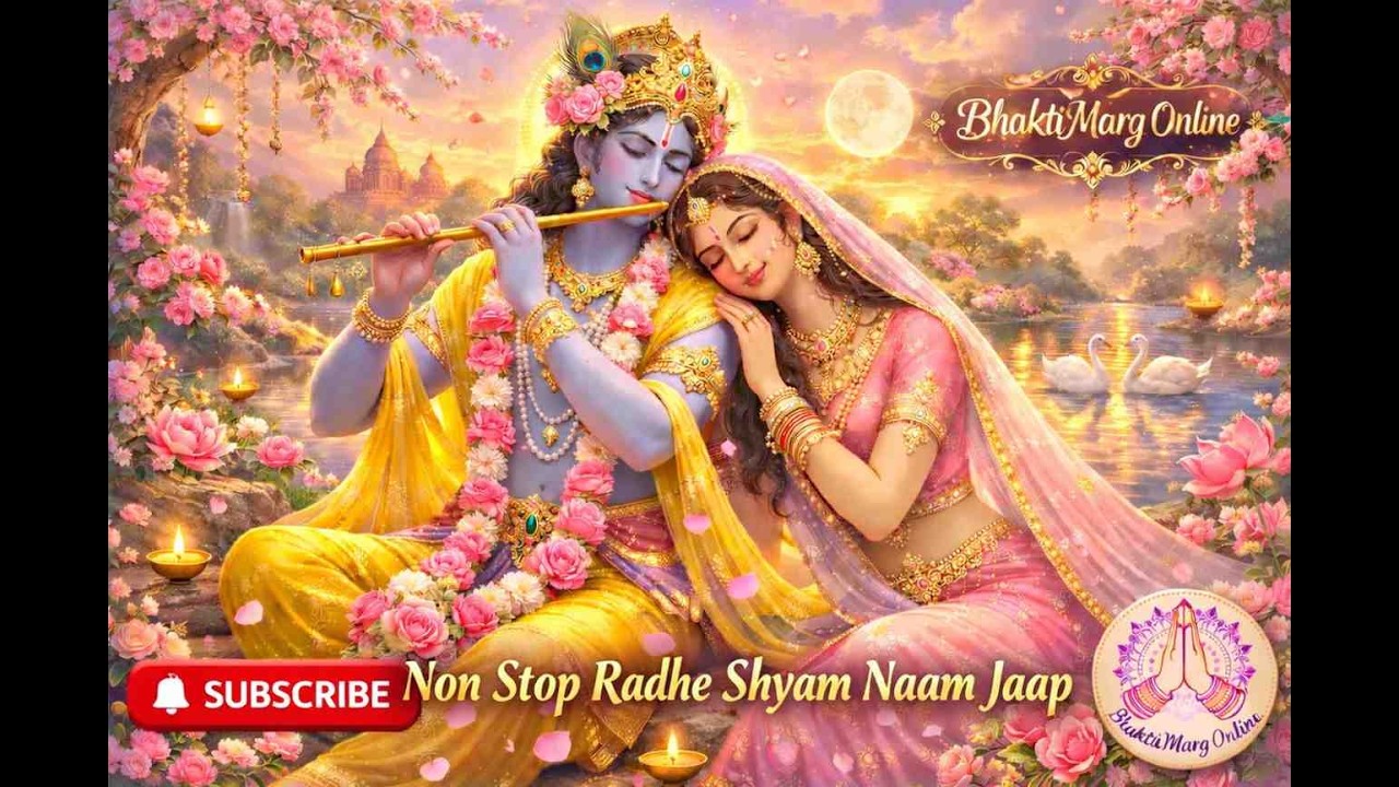 Radhey Radhey Naam Jaap | 60 Min Non Stop Bhajan | Shanti & Bhakti | BhaktiMargOnline