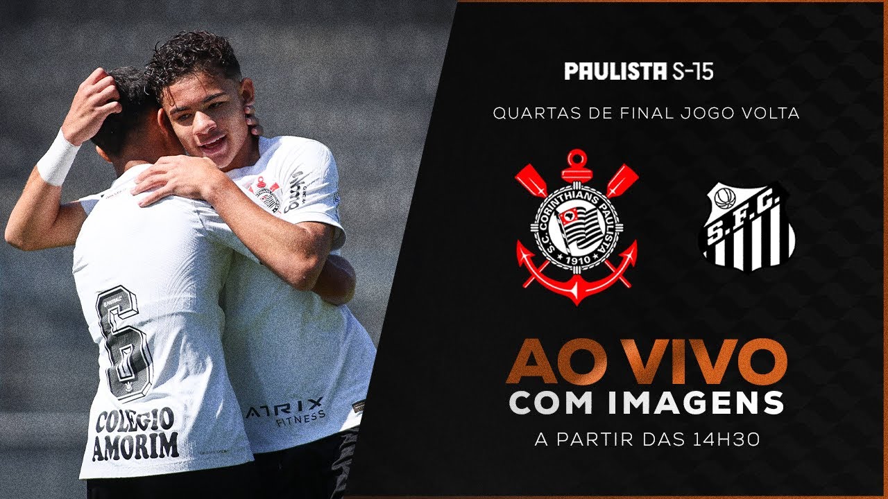 JOGO COMPLETO: CORINTHIANS 1 (3) x (2) 1 SANTOS | PAULISTÃO SUB-15 2025 | QUARTAS DE FINAL - VOLTA