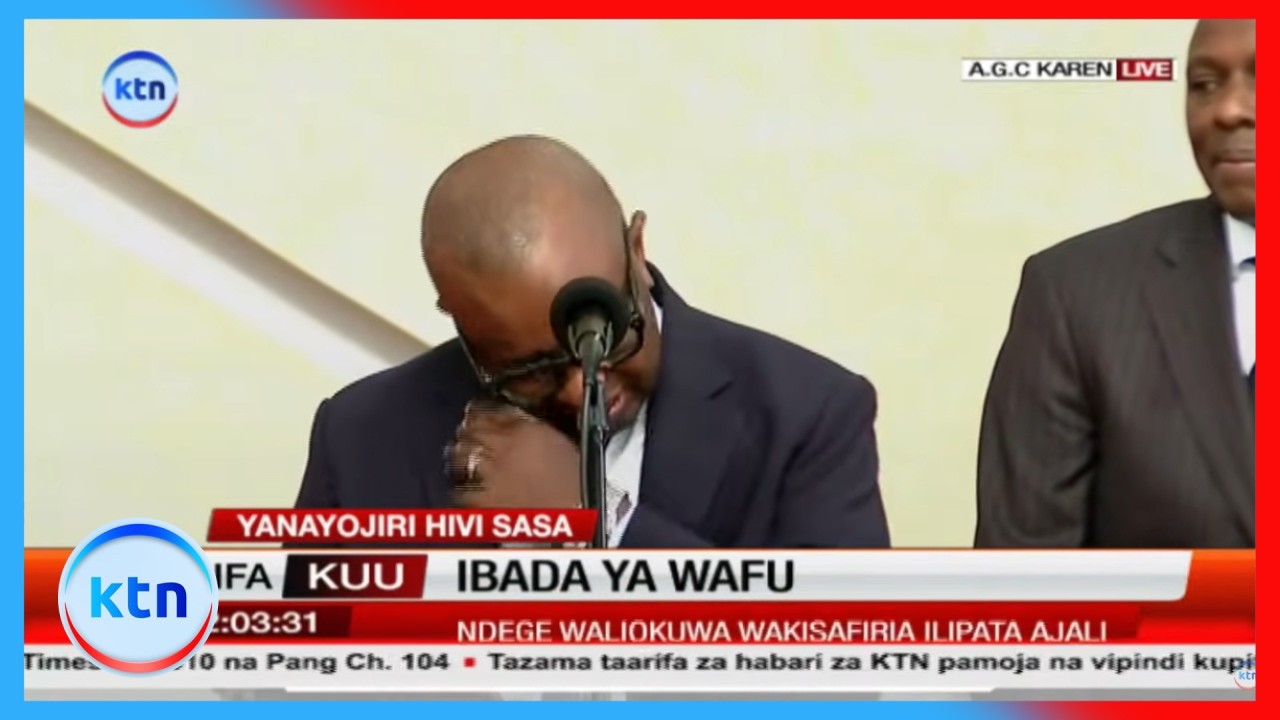 Housing CS Charles Hinga overwhelmed by emotions while eulogising MP Johanna Ng’eno