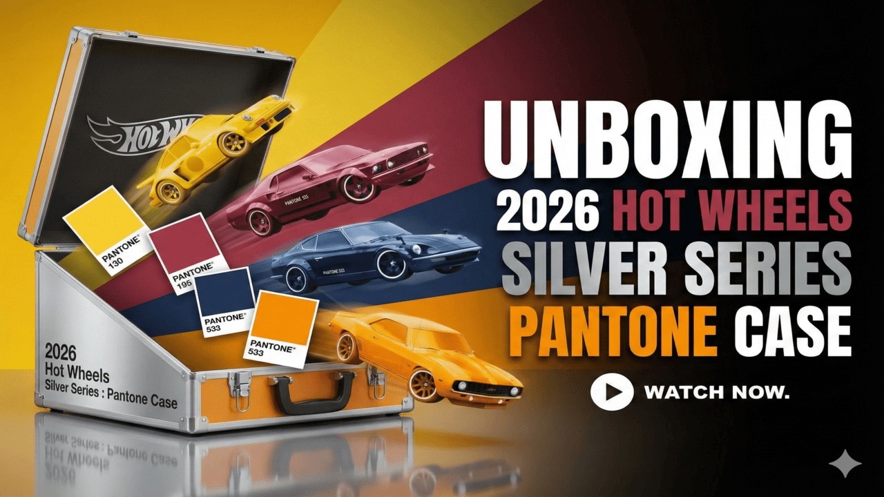 UNBOXING the 2026 Hot Wheels Pantone Case! 🎨 These Colors Pop! #porsche #pantone #unboxing