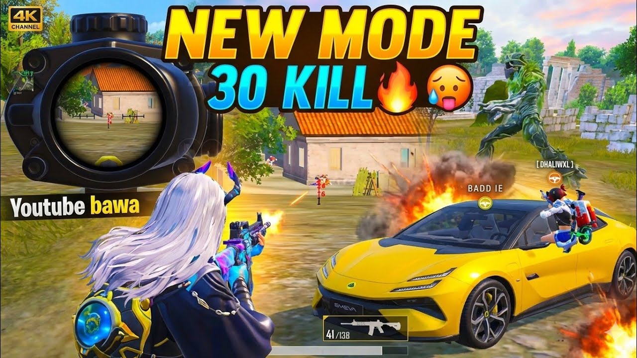 30 KILLS! 🥵. In one match OMG!! REALLY All CONQUEROR PLAYERS LANDED 🥵 NEW MOOD NEW FEATURES BGMI