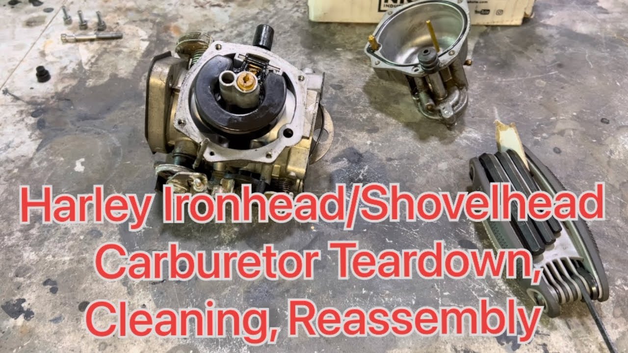 Harley Butterfly Carburetor Clean Kehin AMF Era