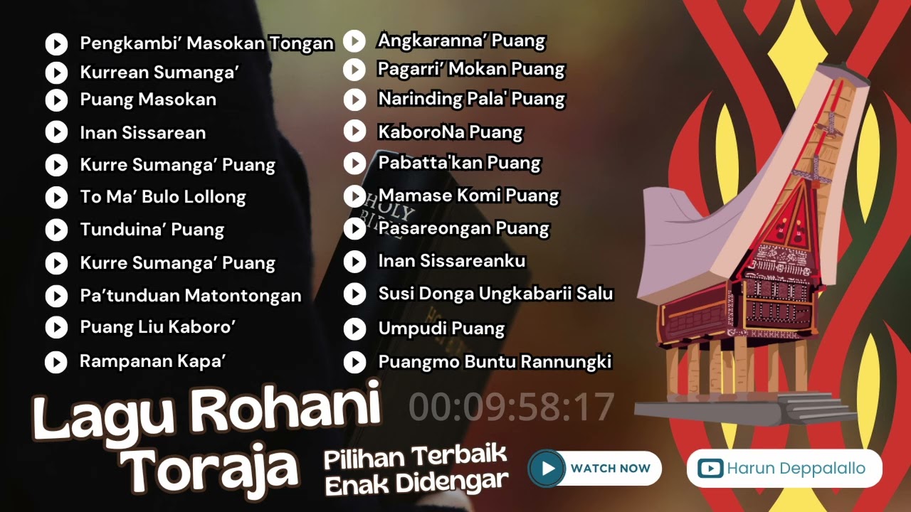 Rohani Toraja terbaik 2025  - Kumpulan Lagu Rohani Toraja