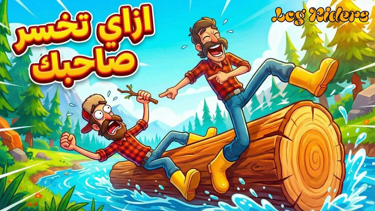 ازاي تخسر صاحبك في أقل من نص ساعه😂 | Log Riders