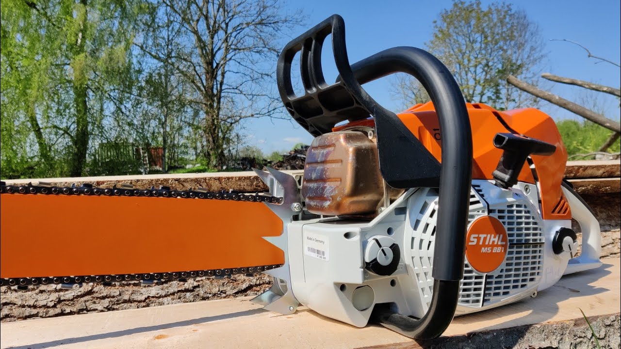 Stihl MS 881 Chainsaw Test