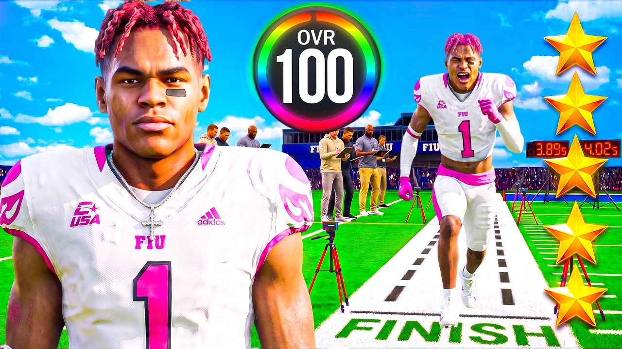 5 Star WR Commits To A 1 Star College! College Football 27 Road To Glory (Freshman Year)