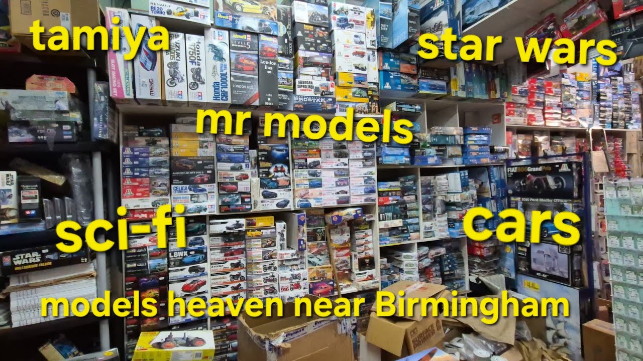 Feb 26 new tour of Mr Models in Smethwick ((Birmingham ) Tamiya one amazing shop check it out 