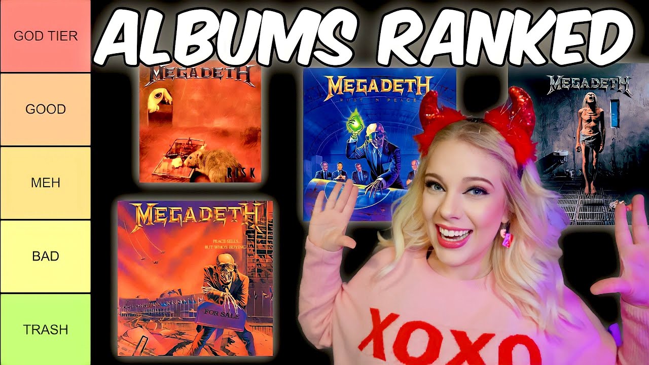 Рейтинг альбомов MEGADETH! | Список уровней