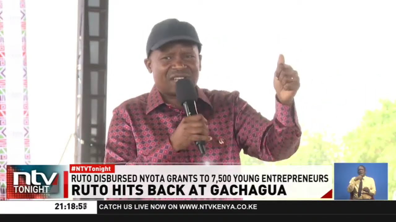 Ruto Fires Back at Gachagua, says lacks the moral authority to lecture him on governance matters