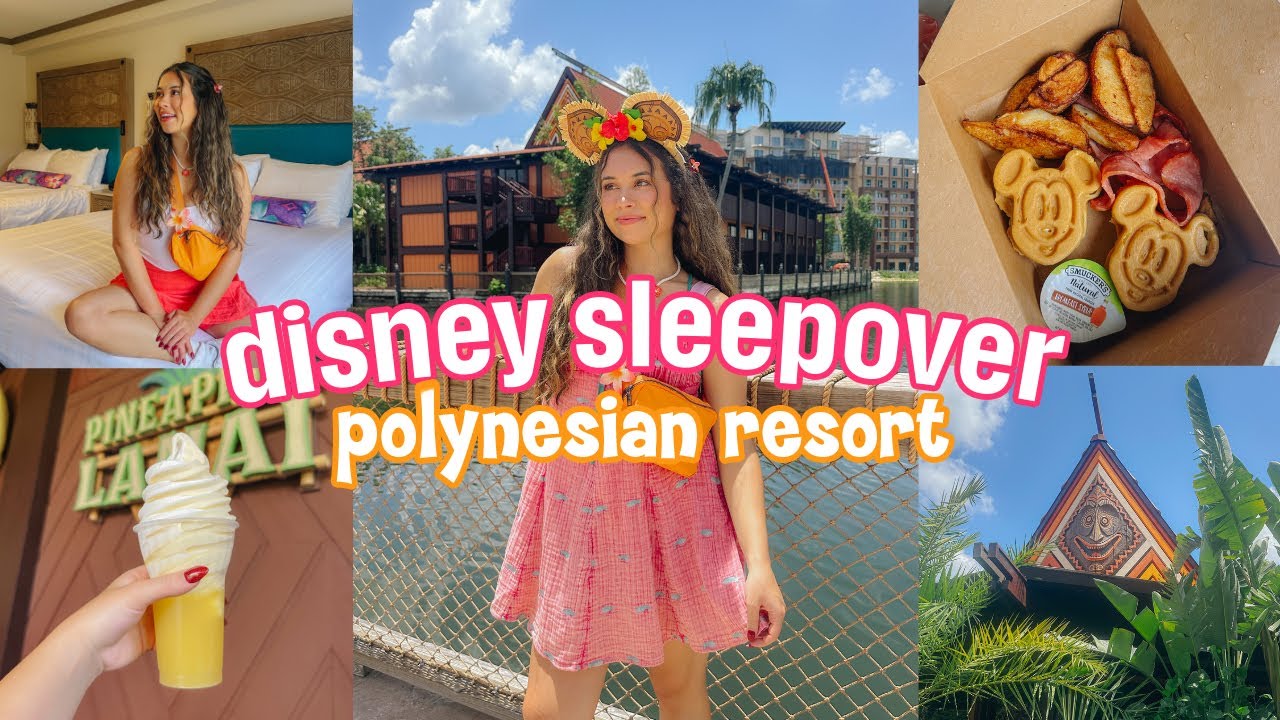 let's have a SLEEPOVER at Disney's Polynesian Resort | summer diaries ep. 9 🌺🌈✨