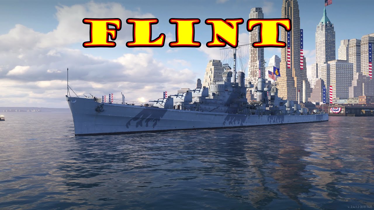 Meet The Flint! Tier 6 American Light Cruiser (World of Warships Legends Xbox One X) 4k