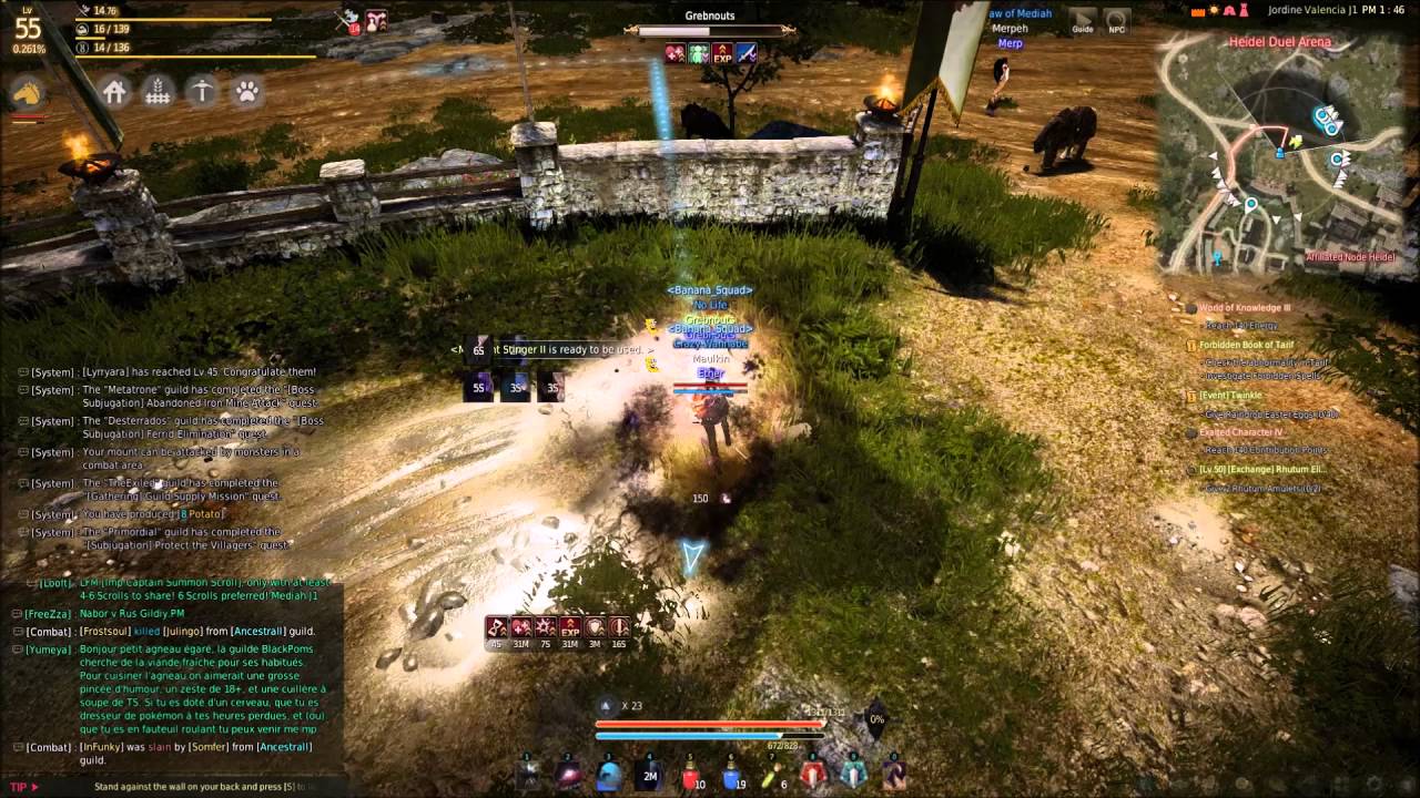 BDO: Sorc Air Attack Combo