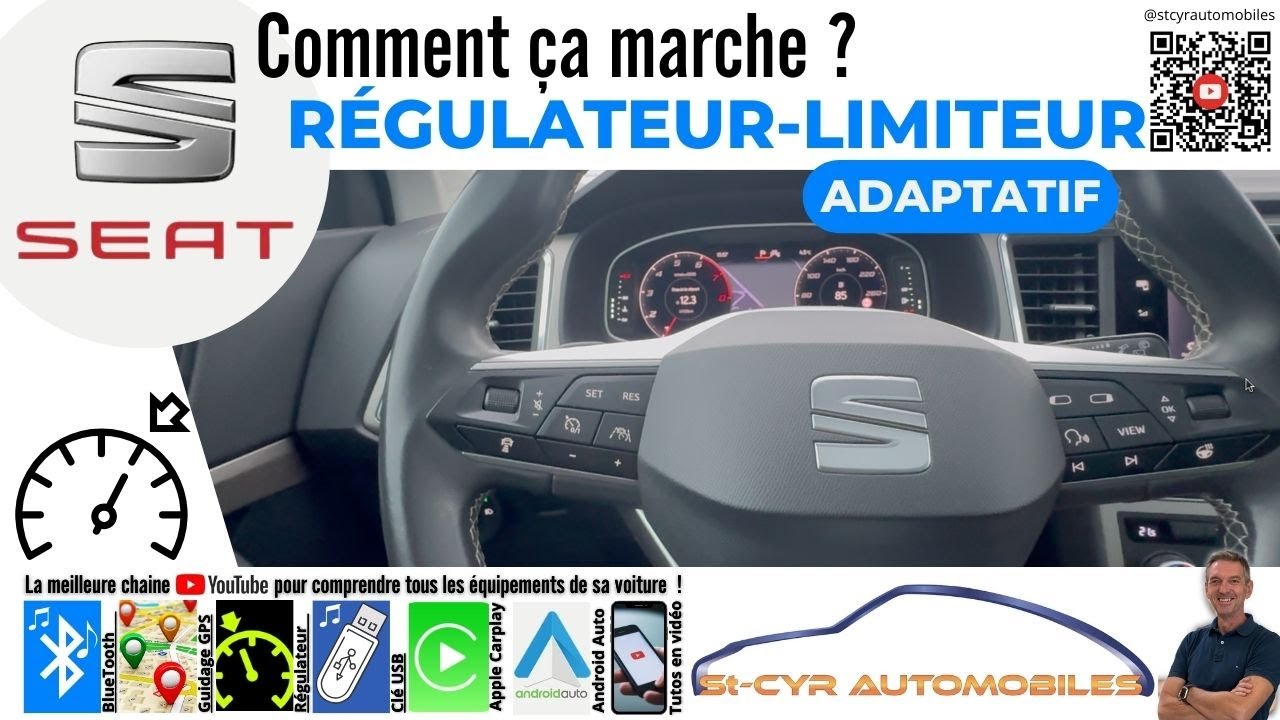 SEAT régulateur et limiteur de vitesse, comment ça marche?
