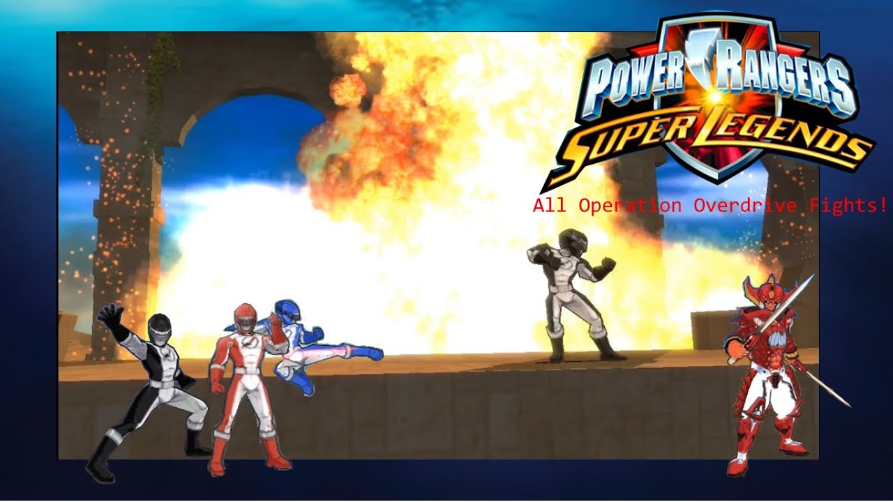 Power Rangers: Super Legends - Operation Overdrive Fights