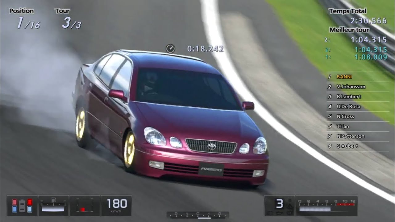 Gran Turismo 5 - Toyota ARISTO V300 '00 (HYBRiD) PS3 Gameplay