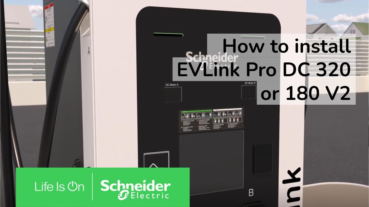 How to install EVlink Pro DC fast charging stations | Schneider Electric