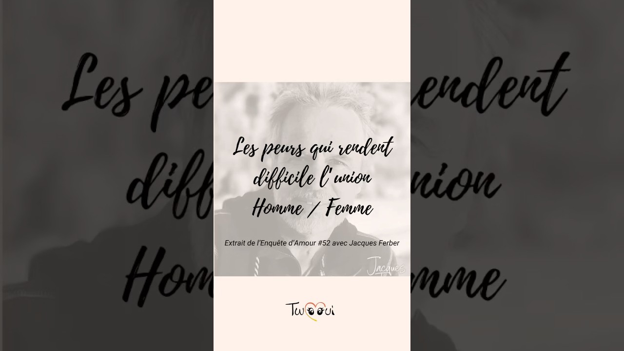 L&rsquo;union Homme / Femme difficile dans nos relations modernes #relationamoureuse