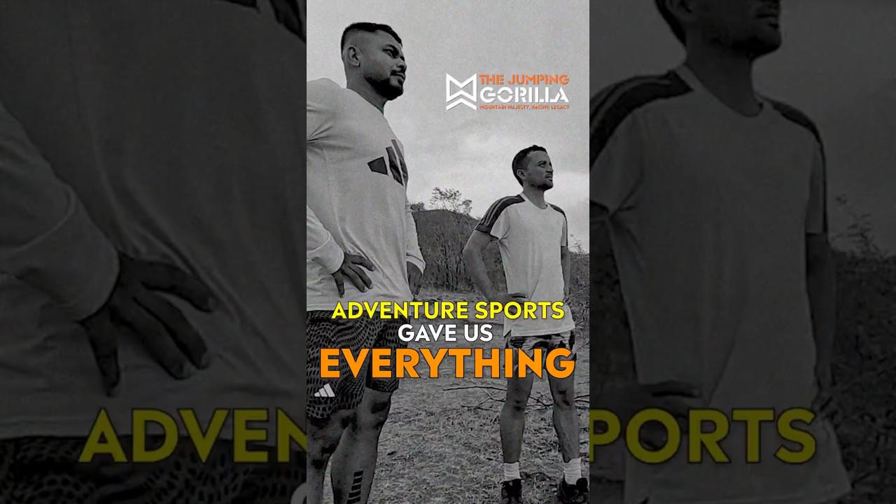Adventure Sports Gave Us Everything | Jumping Gorilla #motivation   #inspiration #adventure