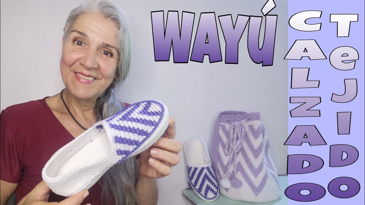 DESCUBRE el secreto del tejido WAYÚ y teje sus ZAPATOS