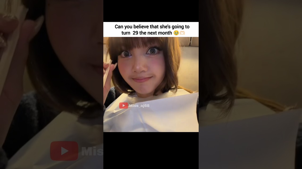 Lisa turning 29 next month 😱😭 #lisa #fypviralシ #blackpink #ytshorts #kpop @wearelloud