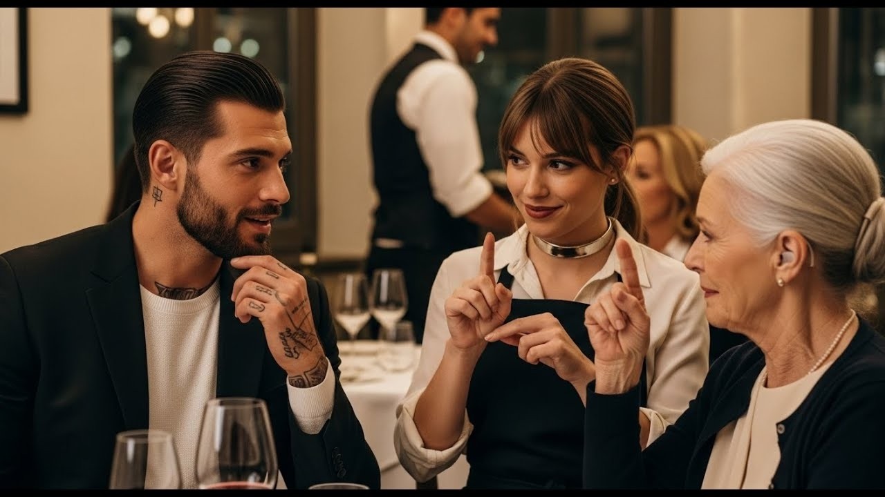 Italian Mafia Boss Watched the Waitress Sign to His Deaf Mother — “No One’s Ever Done That for Her”