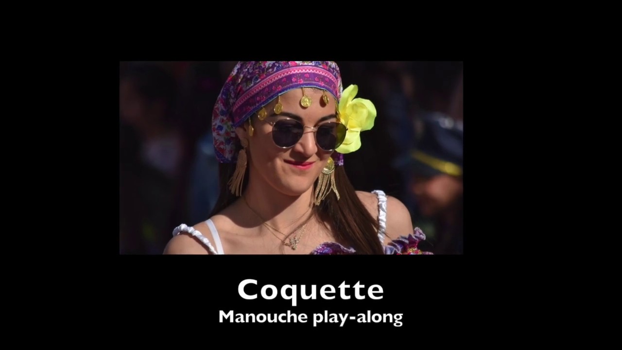 Coquette - Gypsy jazz backing track + music sheet
