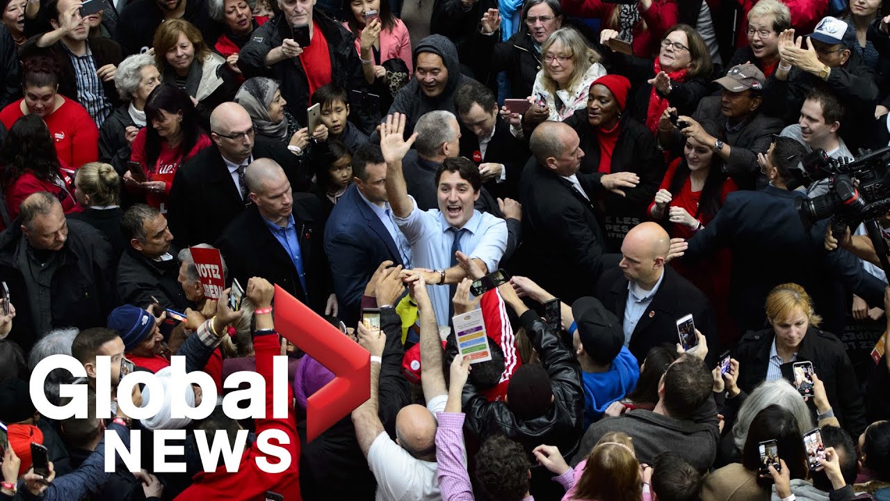 Canada Election: Justin Trudeau holds rally in Vancouver