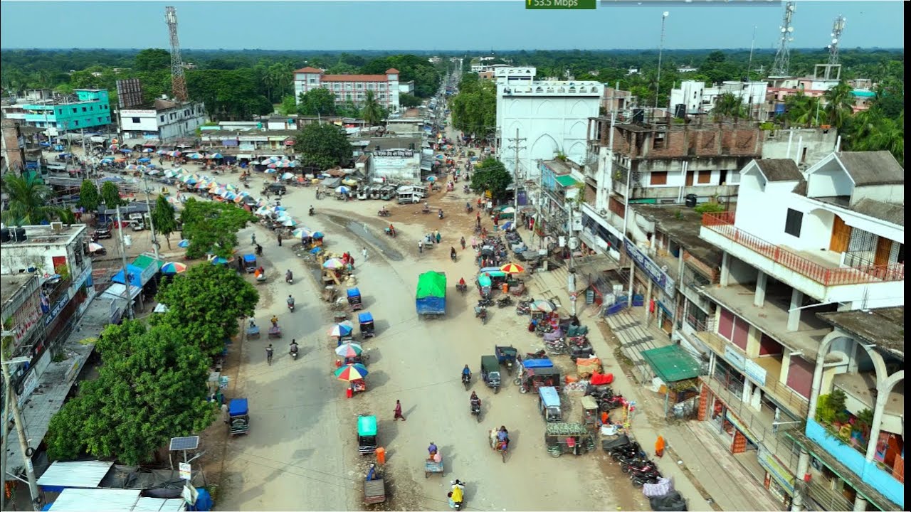🌆 আকাশ থেকে দেখা আমাদের গাংনী শহর | ইতিহাস, শিক্ষা, অর্থনীতি, মসজিদ, থানা সব একসাথে! || Meherpur