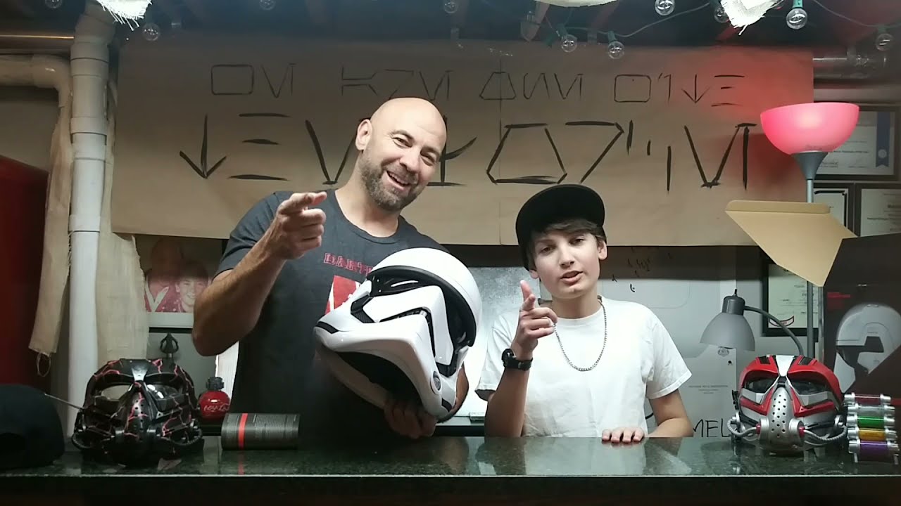 Black Series Storm Trooper Helmet  Review voice changing, First Order Star Wars GameStop Open Box
