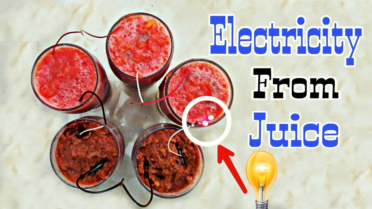 how to make Free electricity from fruit juice/ free energy battery from fruits/Mr.KeenHacker