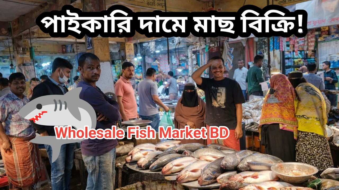 আজকের মাছ বাজারে কি অবস্থা? 😲 লাইভ মাছ বেচাকেনা | Bangladesh Fish Market