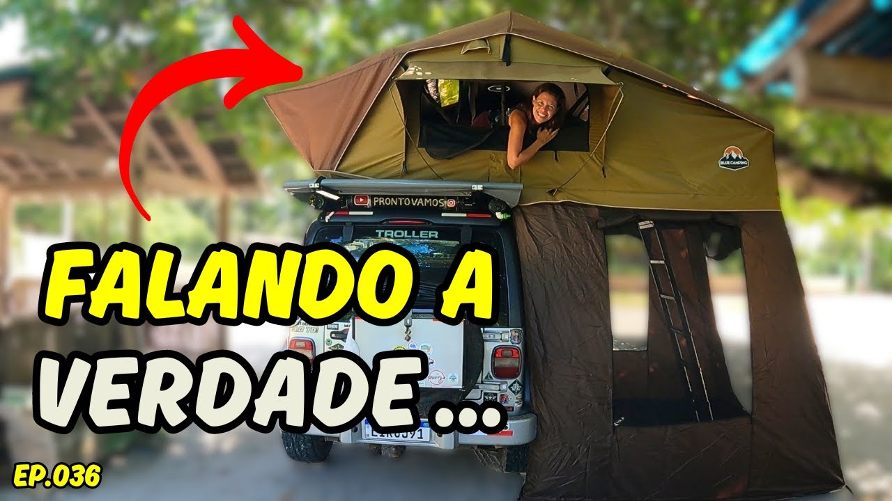 Como está nossa barraca de teto automotiva após um ano de uso morando nela |Ep036 #barracadeteto