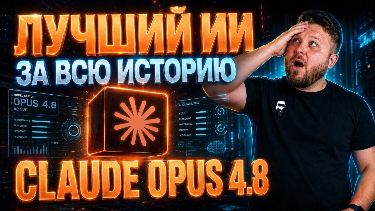 ПОЛНЫЙ ГАЙД по CLAUDE OPUS 4.8 для новичка | Вайбкодинг + промпты | Лучшая нейросеть