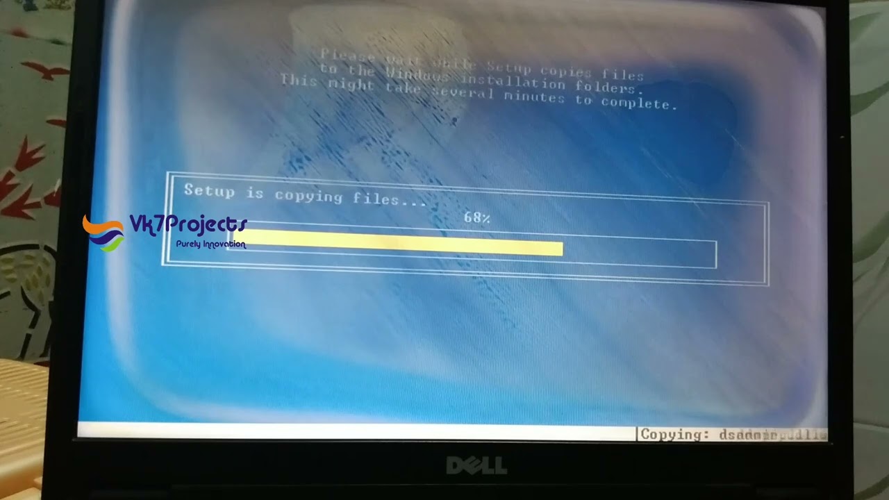 Windows Xp Install on laptop || 2022 Install old Windows Xp Version || On old dell Laptop | Vk7pro