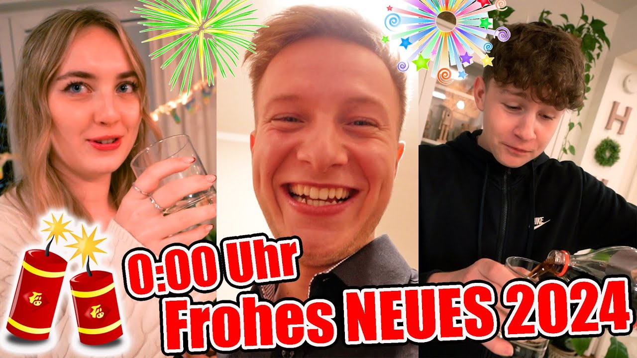 Silvester PARTY 0:00 Uhr Prost NEUJAHR 2024 🍾🍸 TipTapTube Silvester Trilogie Teil 3