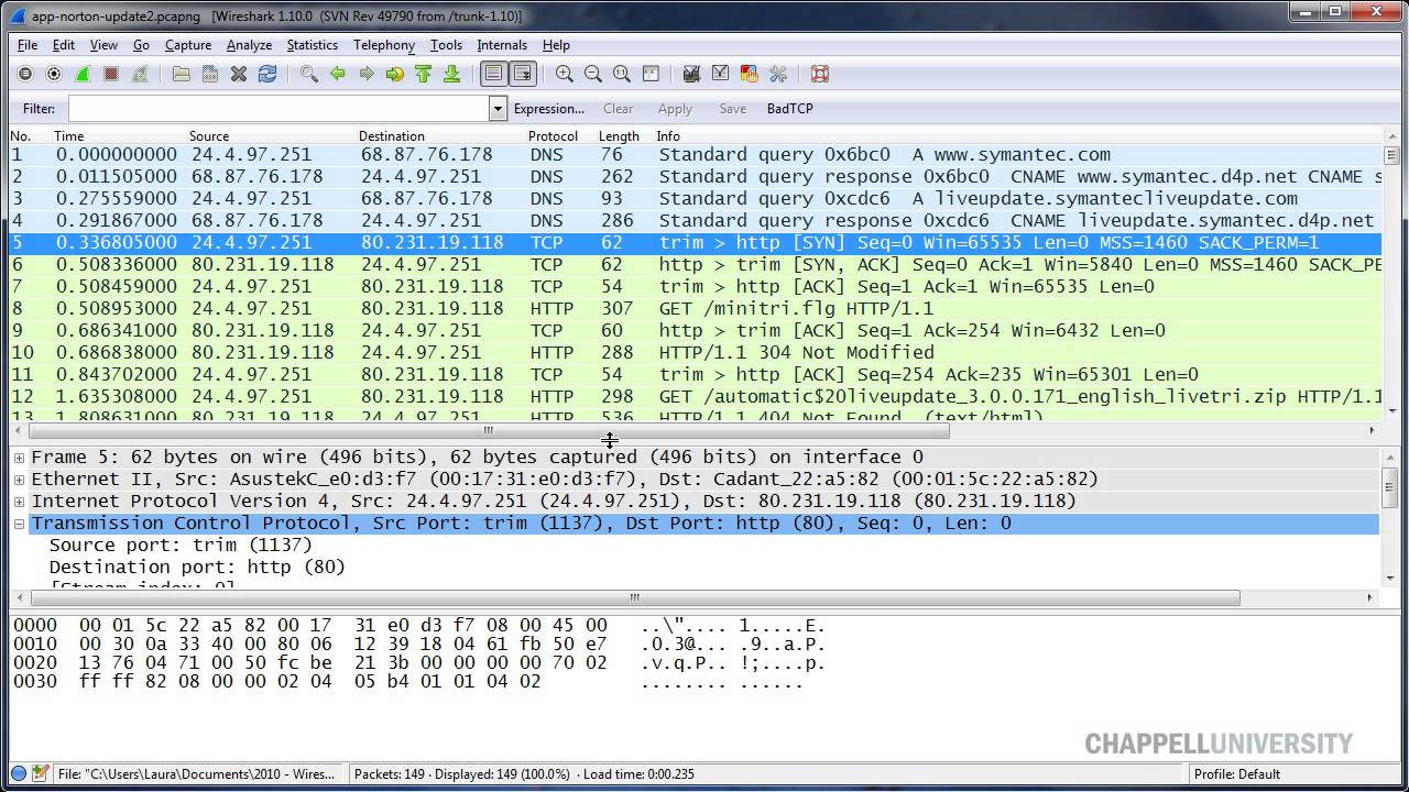 Wireshark Tip 10: Identify Separate TCP Conversations with TCP Stream Index