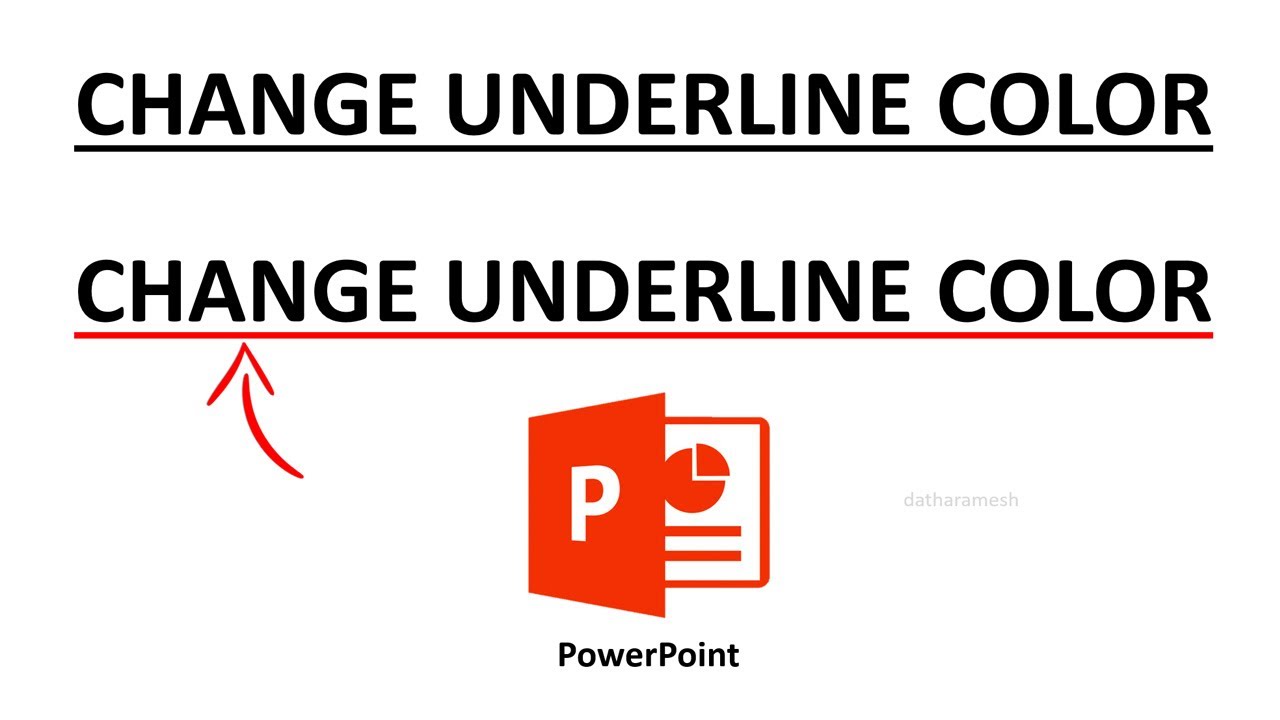 How to Change Underline Color In PowerPoint